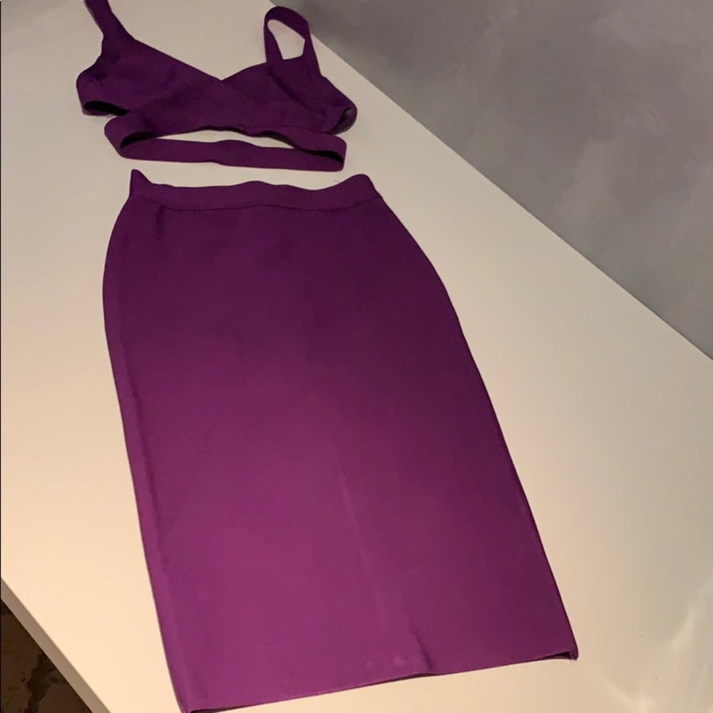 Bandage skirt and top